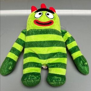Reserved, Green Striped Monster for Jenn